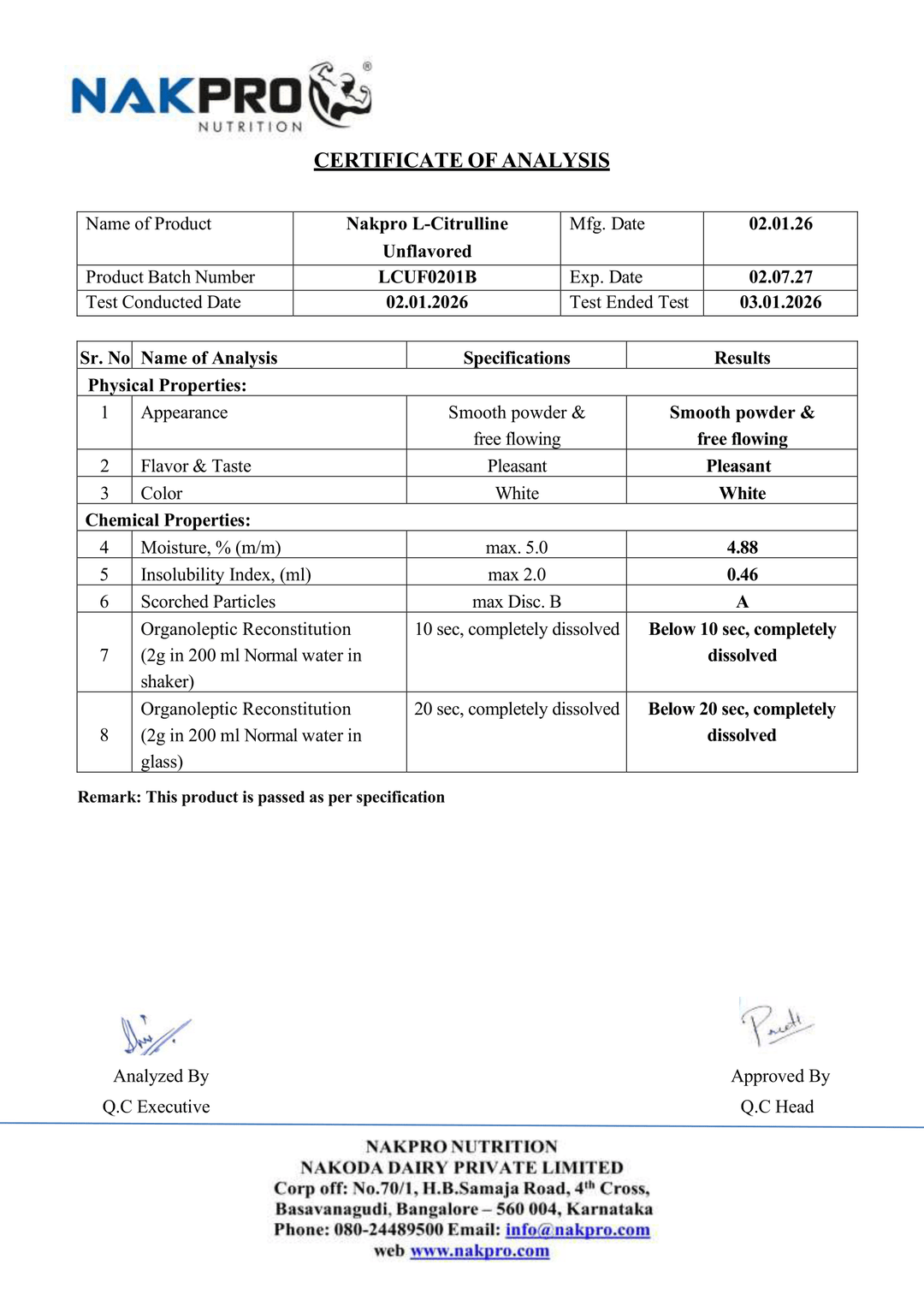 L-Citrulline | Essential Amino Acid