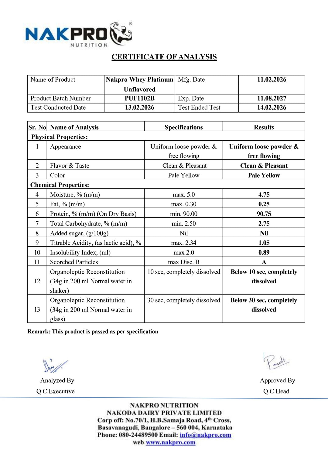 Platinum 100% Whey Protein Isolate