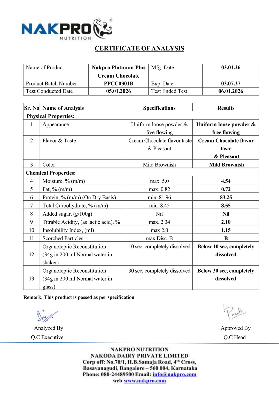 Platinum Plus+ Whey Protein Isolate