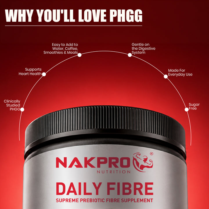 Nakpro Daily Fibre Supplement | Supports Gut Health | Helps in Weight Management | Reduces Glycemic Index