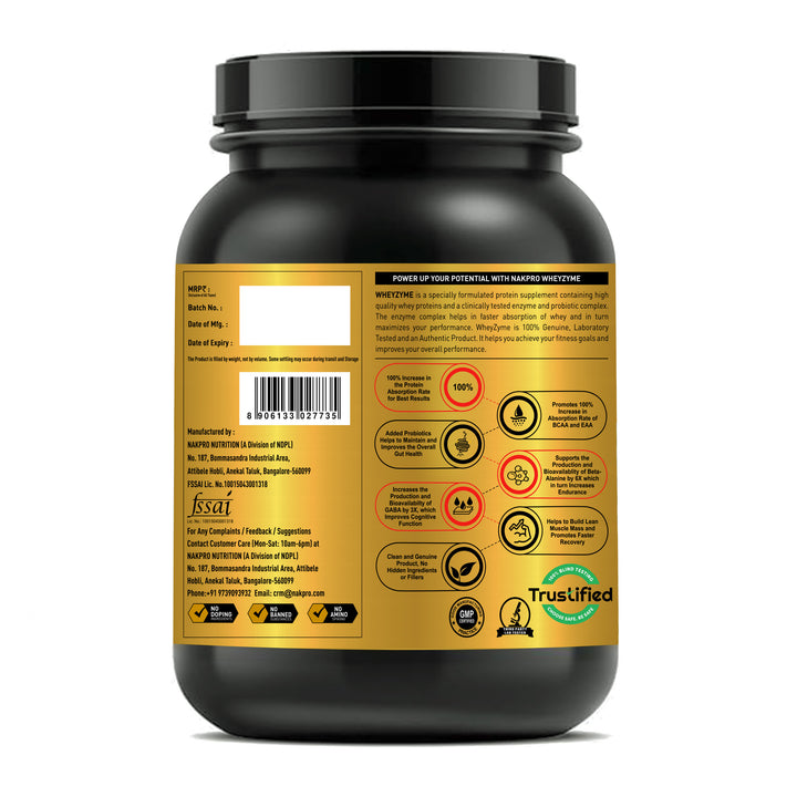 WHEYZYME WHEY PROTEIN ISOLATE & CONCENTRATE | Informed Choice & Trustified