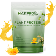 NAKPRO PLANT PROTEIN | Raw, Pure, Natural & Vegetarian Plant Protein Supplement Powder