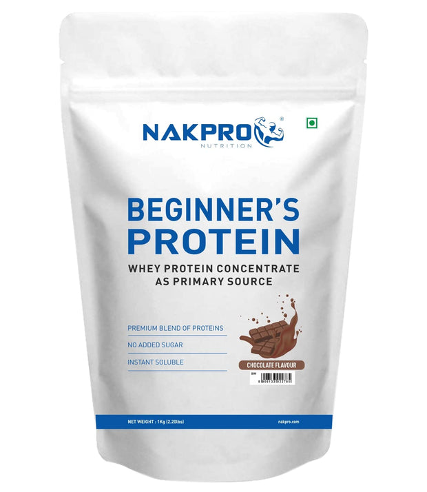 NAKPRO BEGINNER Whey Protein Concentrate Chocolate 1Kg