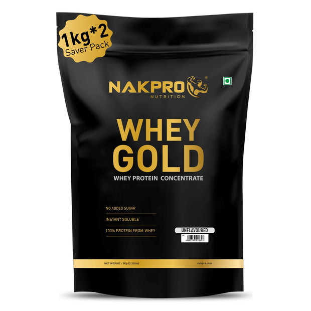 NAKPRO WHEY GOLD UNFLAVORED 2KG