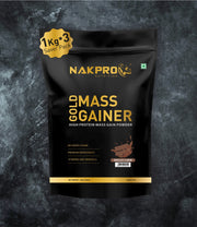 NAKPRO Nutrition Gold Mass Gainer Chocolate 3Kg