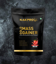 NAKPRO Nutrition Gold Mass Gainer Strawberry 1Kg